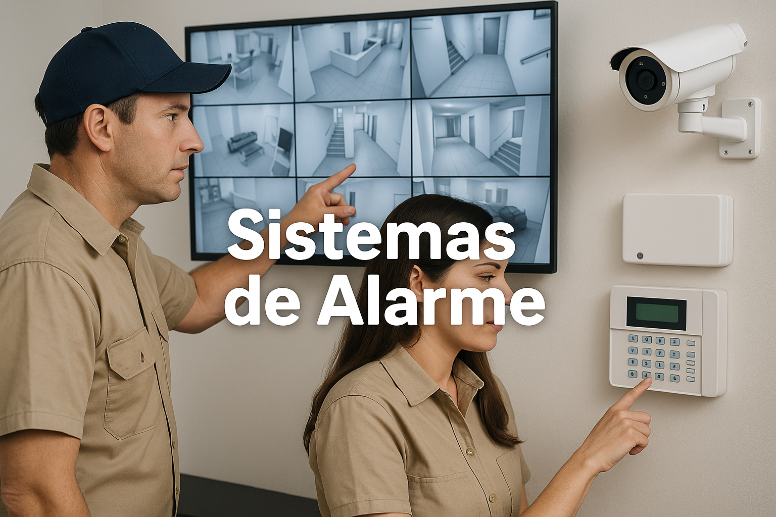 Sistema de alarme para segurança empresarial